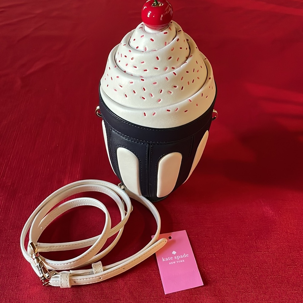 NWT Kate Spade Sundae Crossbody Bag. Fun and fanciful w/ a cherry on top!